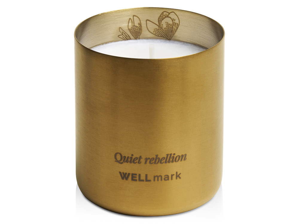 Ароматическая свеча Wellmark Quiet Rebellion - Золотой-0