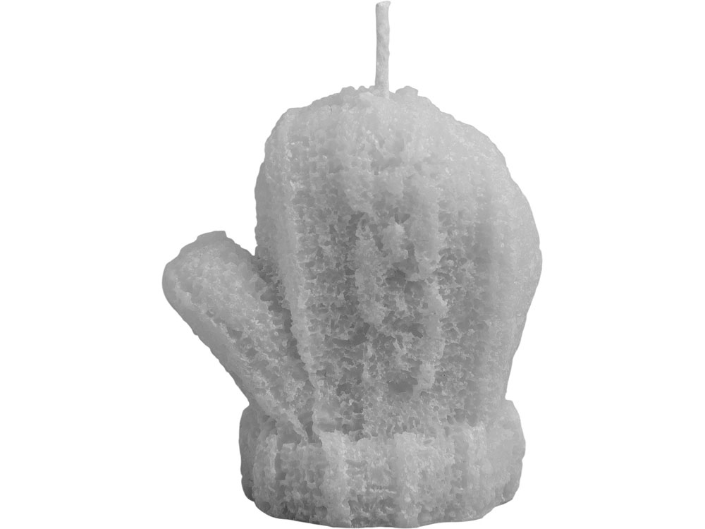 Свеча Рукавичка, серый-1