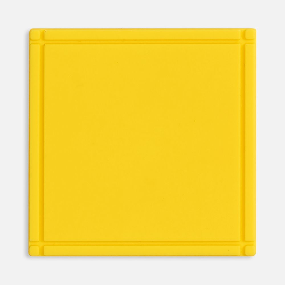 Лейбл из ПВХ Dzeta, L, желтый-0