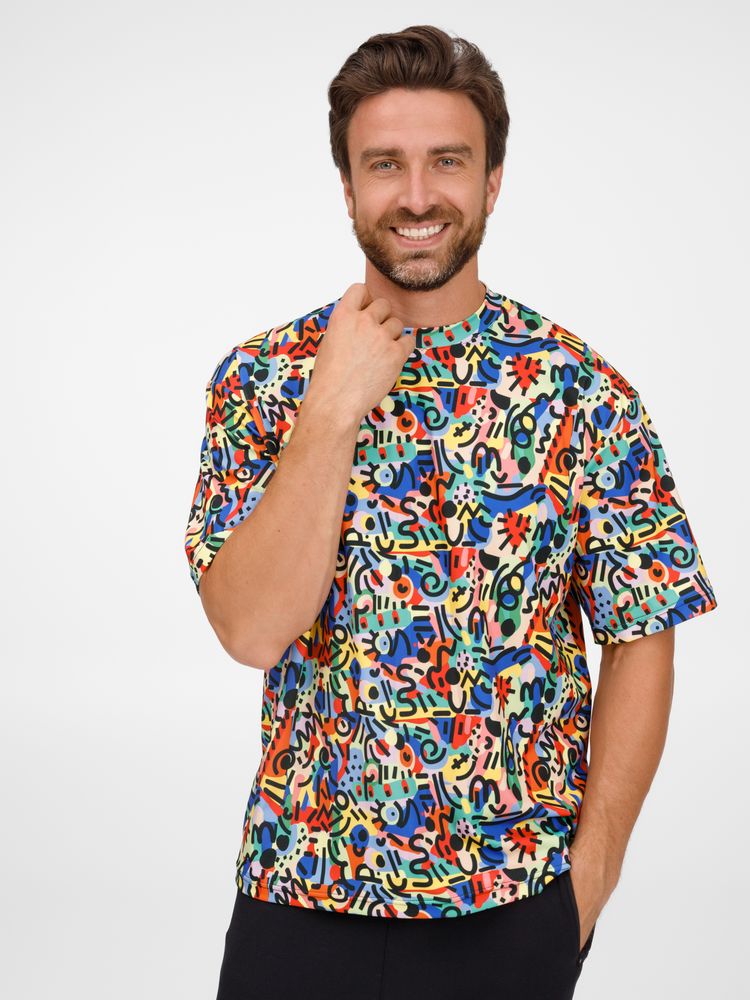 Футболка из бифлекса Morfiss с полной запечаткой на заказ-9