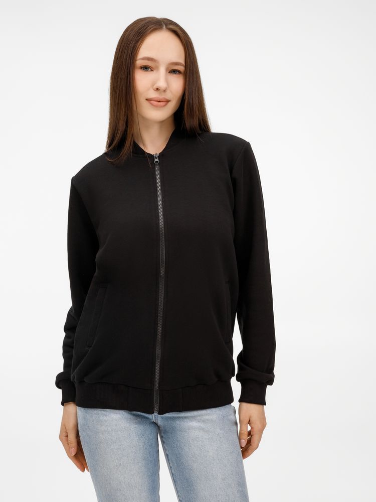 Бомбер унисекс Townie, черный-0