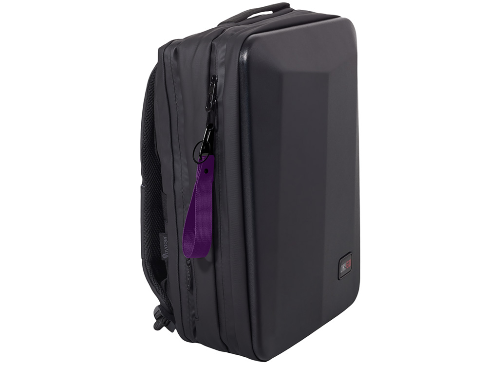 Ремувка Force с усиленным карабином, 2,5 см, фиолетовый/черный-2