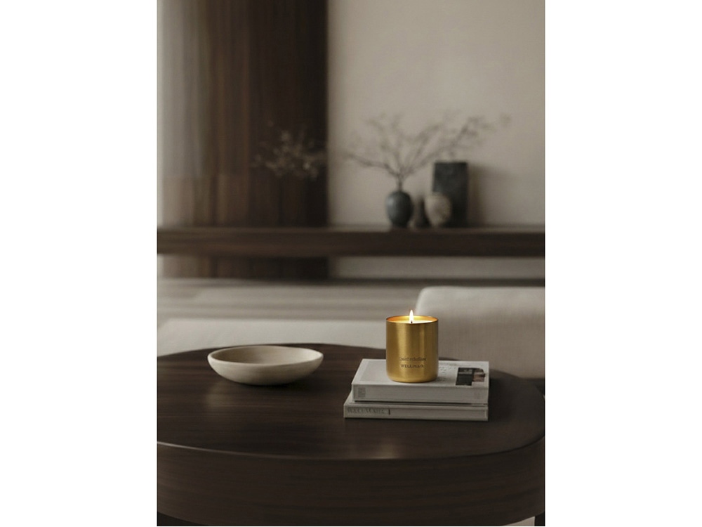 Ароматическая свеча Wellmark Quiet Rebellion - Золотой-7