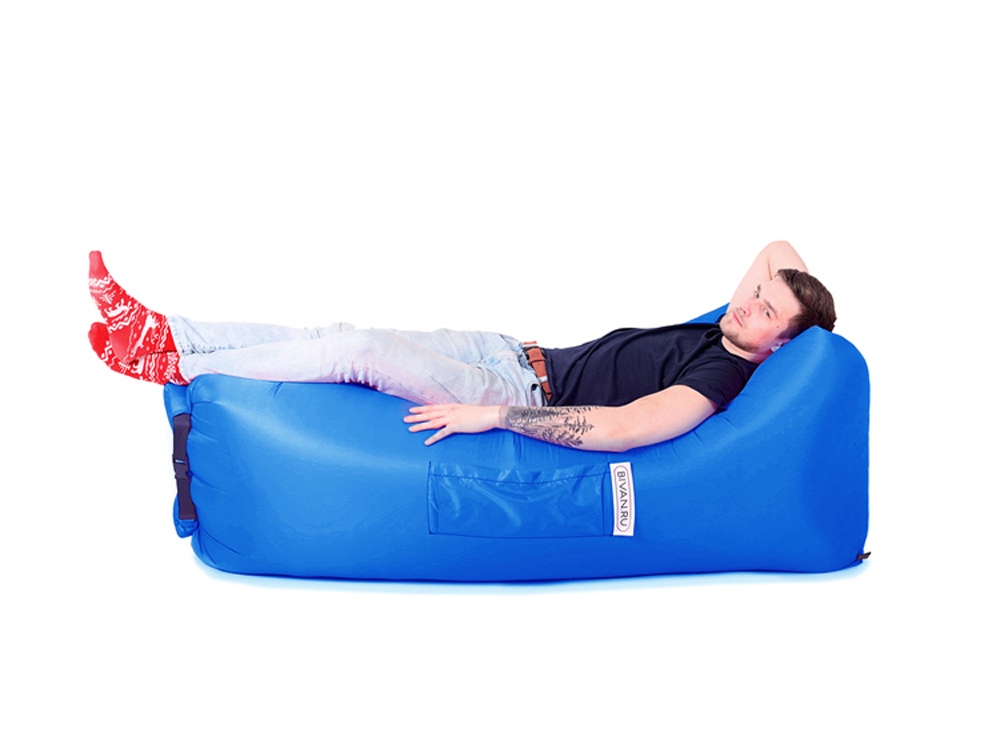 Надувной диван БИВАН 2.0, синий-3
