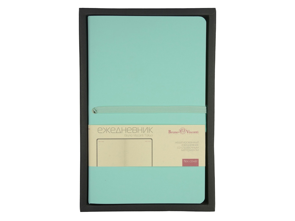 Ежедневник недатированный А5 Tokyo, мятный-3