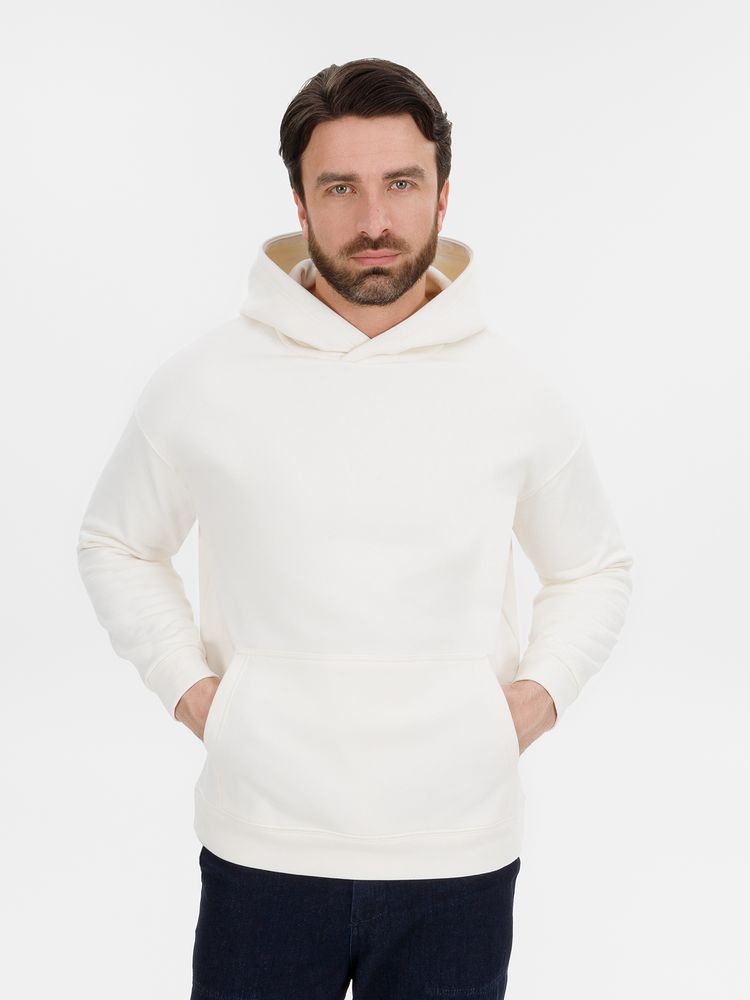 Худи оверсайз унисекс Snuggie, молочно-белое-1