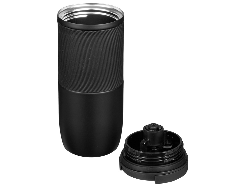 Герметичная вакуумная термокружка Pillar,550 мл, черный-1