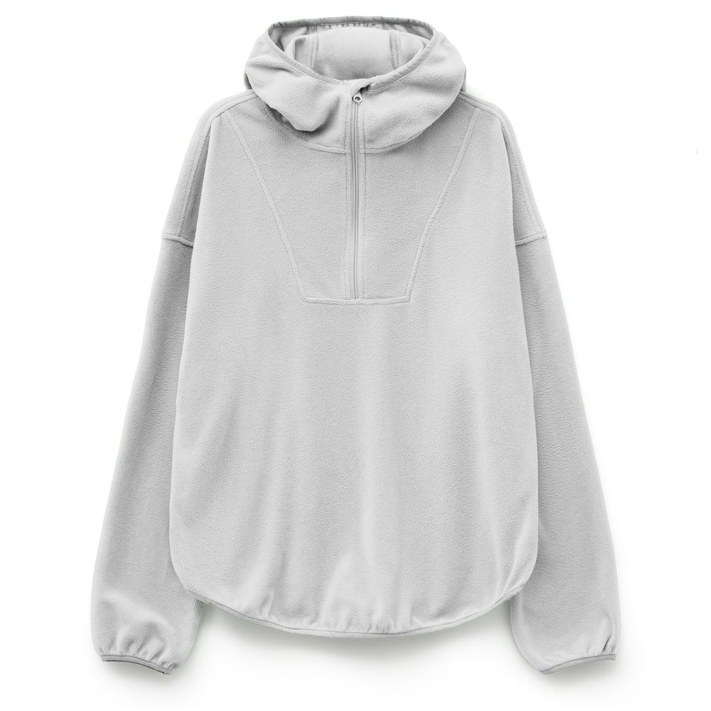 Анорак флисовый унисекс Fliska, светло-серый-0