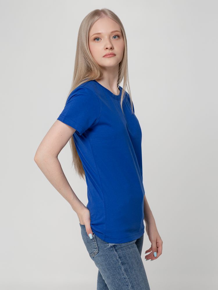 Футболка женская T-bolka Lady, ярко-синяя-4