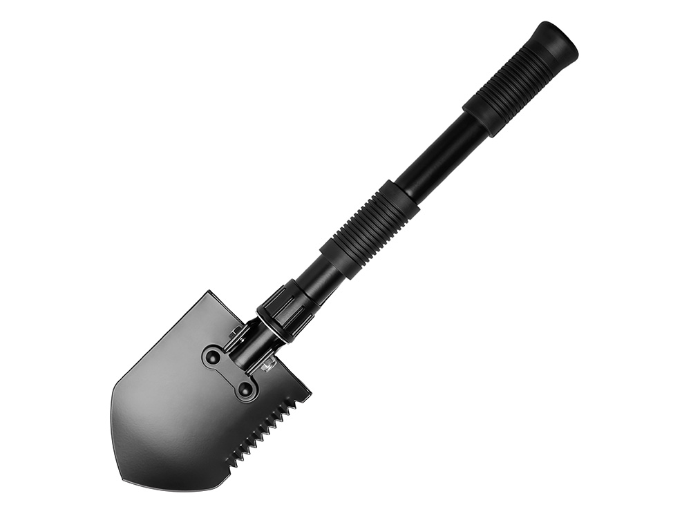 Складная лопата c чехлом Spade, черный-0