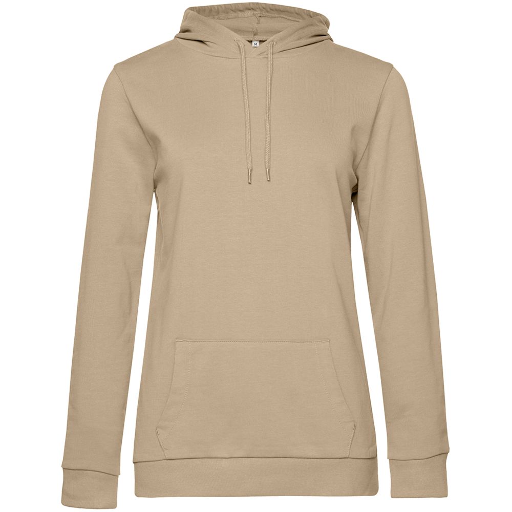 Толстовка с капюшоном женская Hoodie, бежевая-1