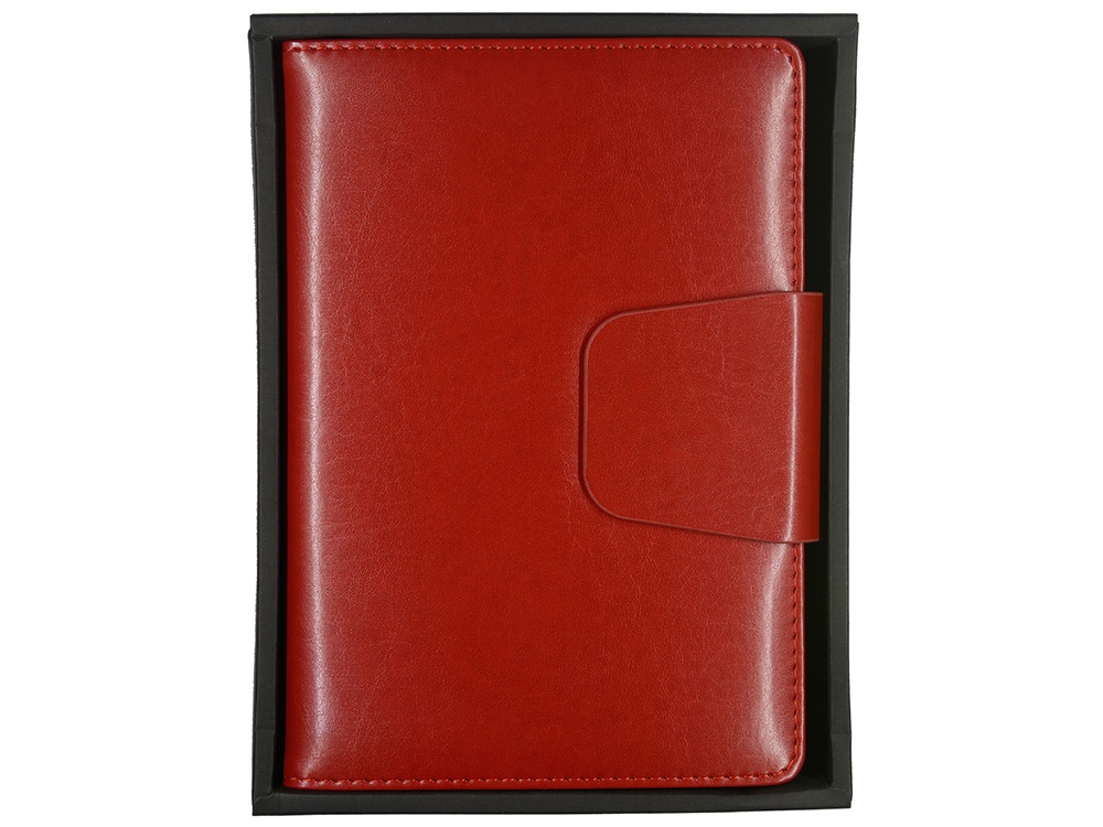 Ежедневник А5 недатированный Prestige, красный-6