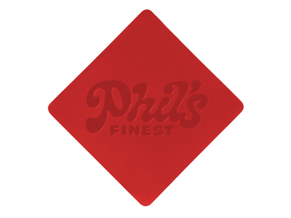 ПАТЧ РОМБ soft-touch (красный) 7,6 х 7,6 см-2