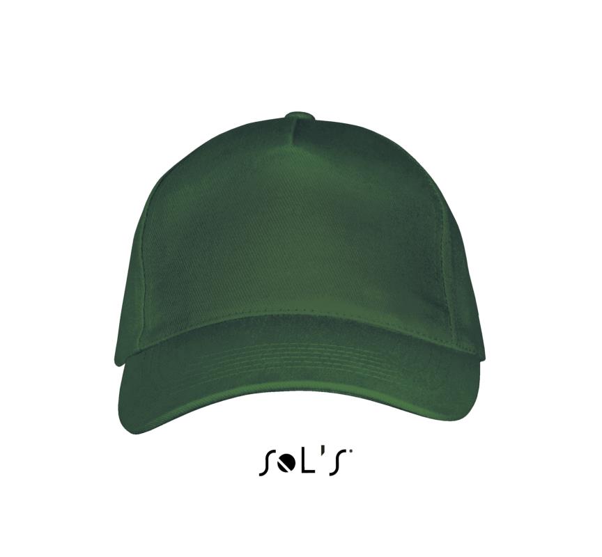Бейсболка LONG BEACH, Темно-зеленый-0
