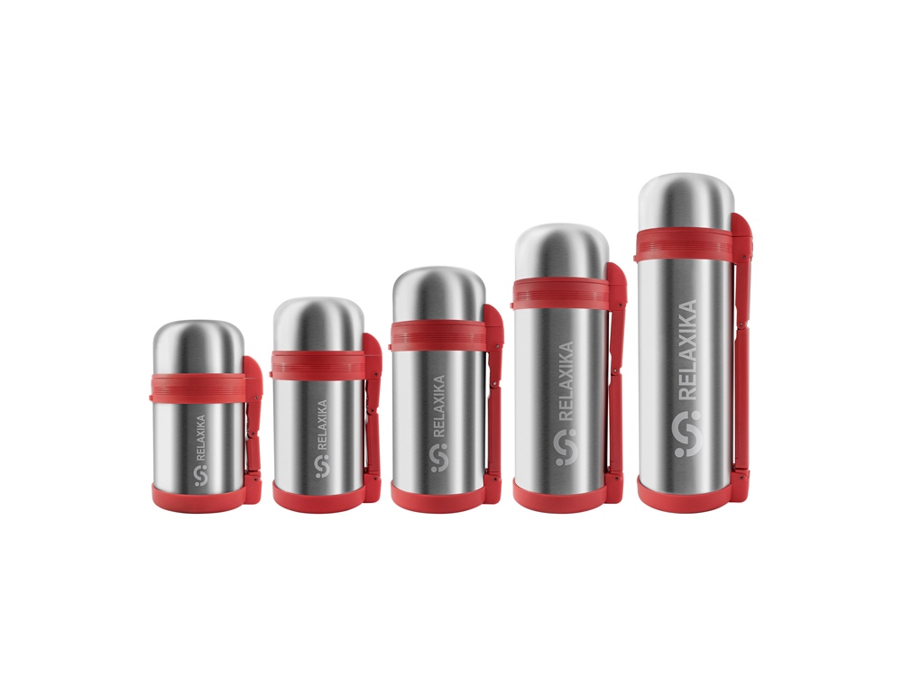 Термос универсальный (для еды и напитков) Relaxika 201, 1800 мл, стальной-13