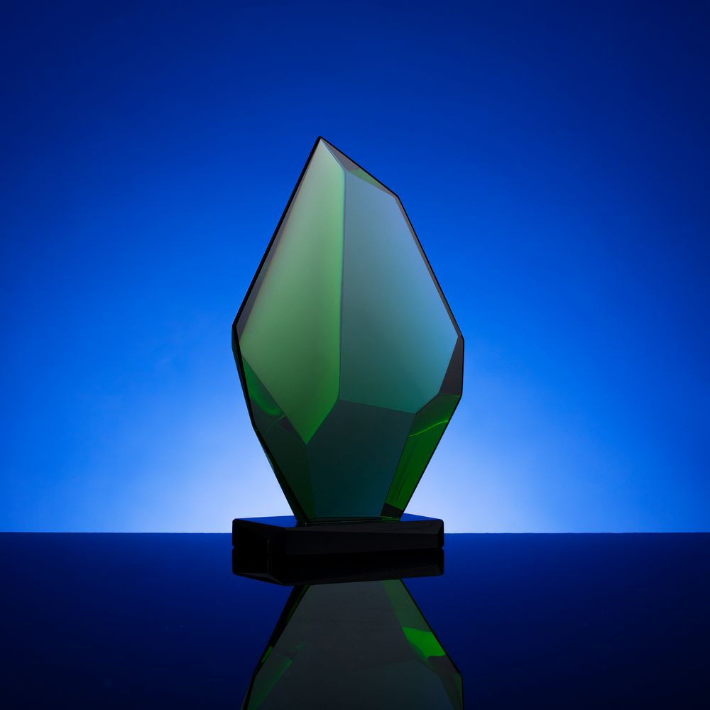 Стела Cristallino, зеленая-5