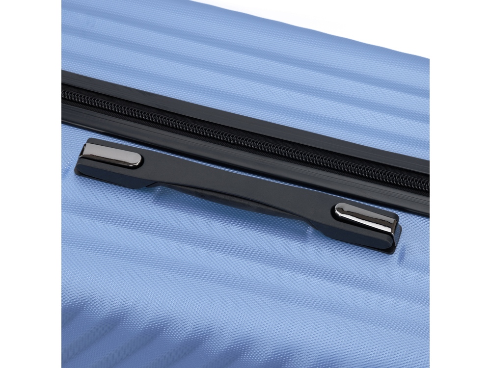 Чемодан TORBER Lama, синий, ABS-пластик, 43 х 25,5 х 67 см, 62 л-8