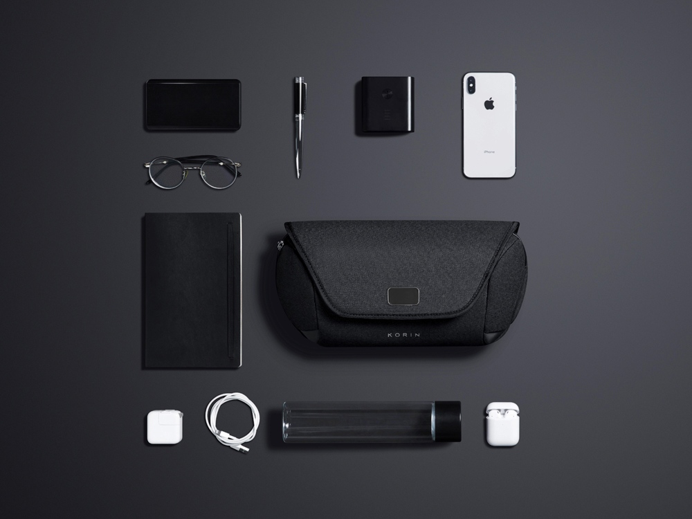 Антикражная сумка на пояс Clickpack, черный-13