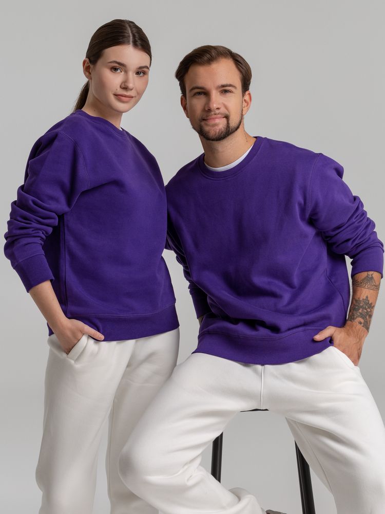 Свитшот унисекс King, фиолетовый-4