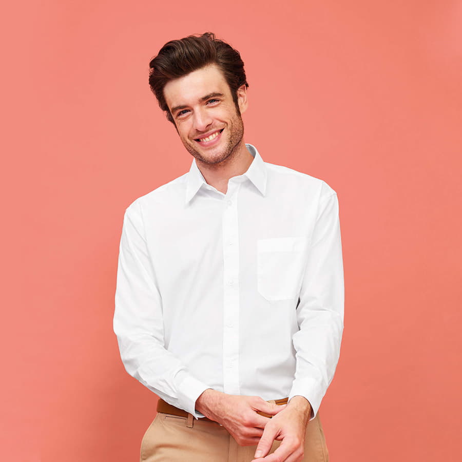 Рубашка мужская BALTIMORE 95, белый-1