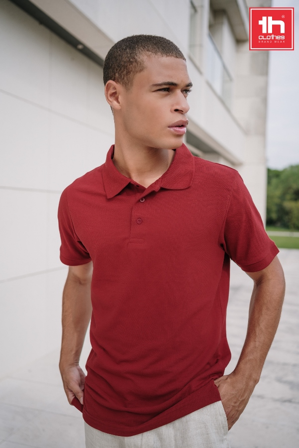 Рубашка-поло мужская BERLIN 200, серый-3