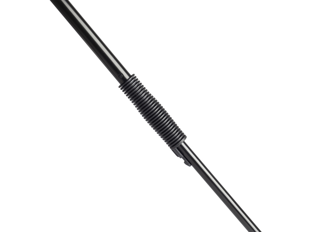 Зонт-трость 7915 Carbon с куполом из переработанного пластика, полуавтомат, черный-5