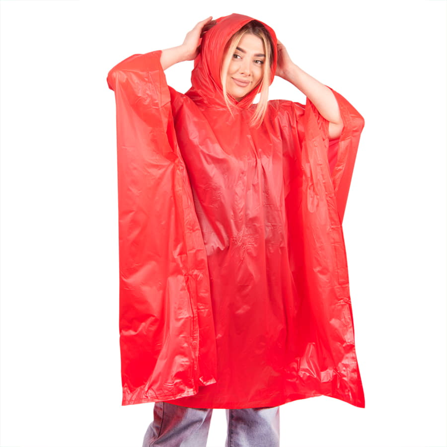 Дождевик ANTIRAIN, ярко-красный-2