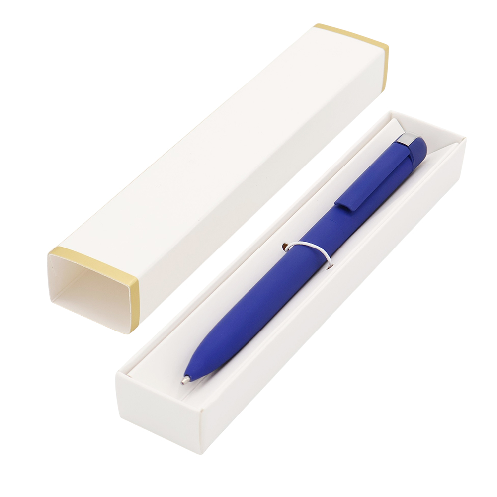 Ручка Espada в коробке Cradle белой с позолотой, Синий-0