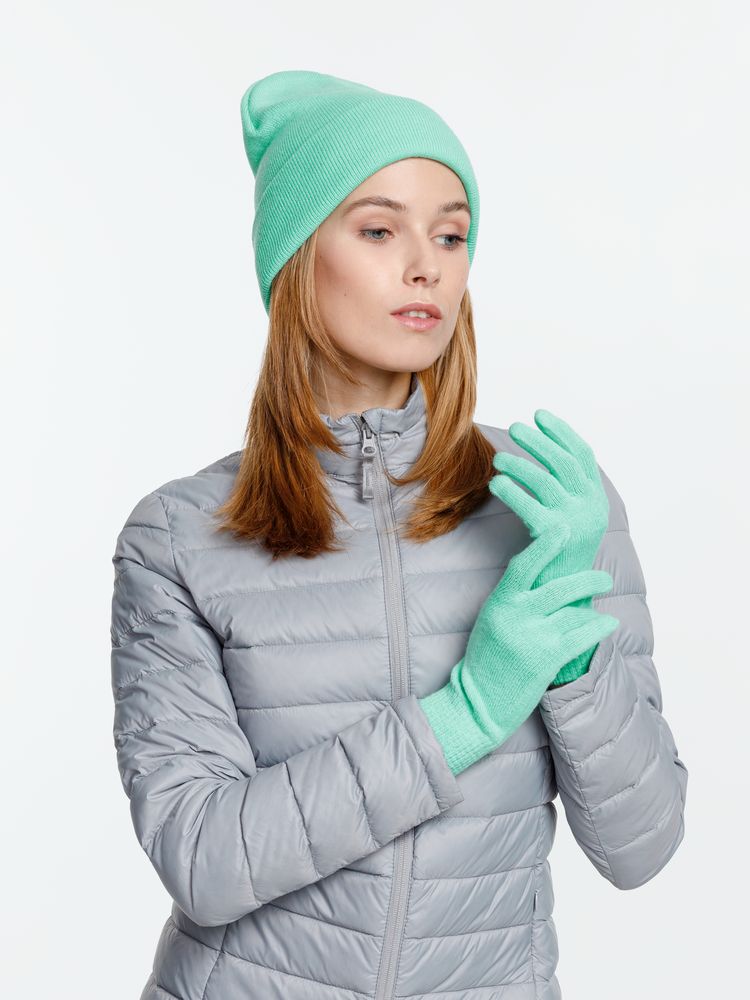 Шапка Urban Flow, зеленая (мятная)-3