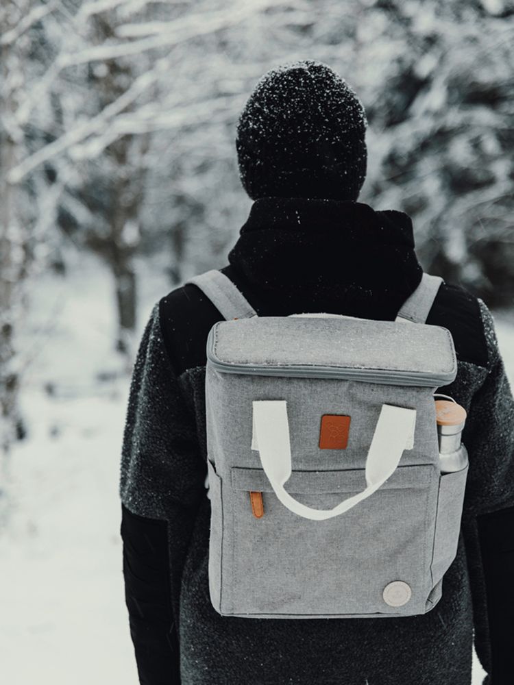 Рюкзак-холодильник Sortino, серый-4