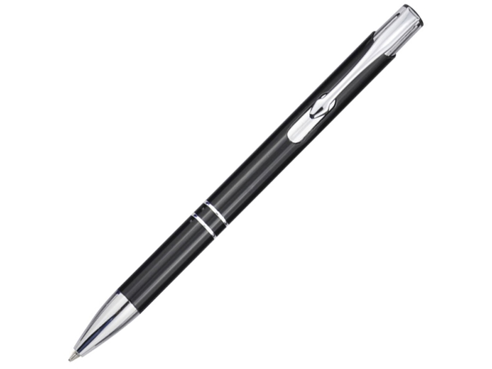 Шариковая ручка Moneta из переработанного алюминия - сплошной черный-0
