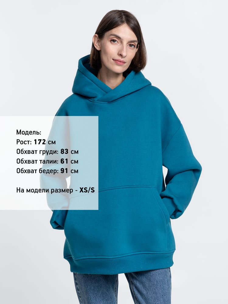 Худи Kulonga Oversize, бирюзовое-5
