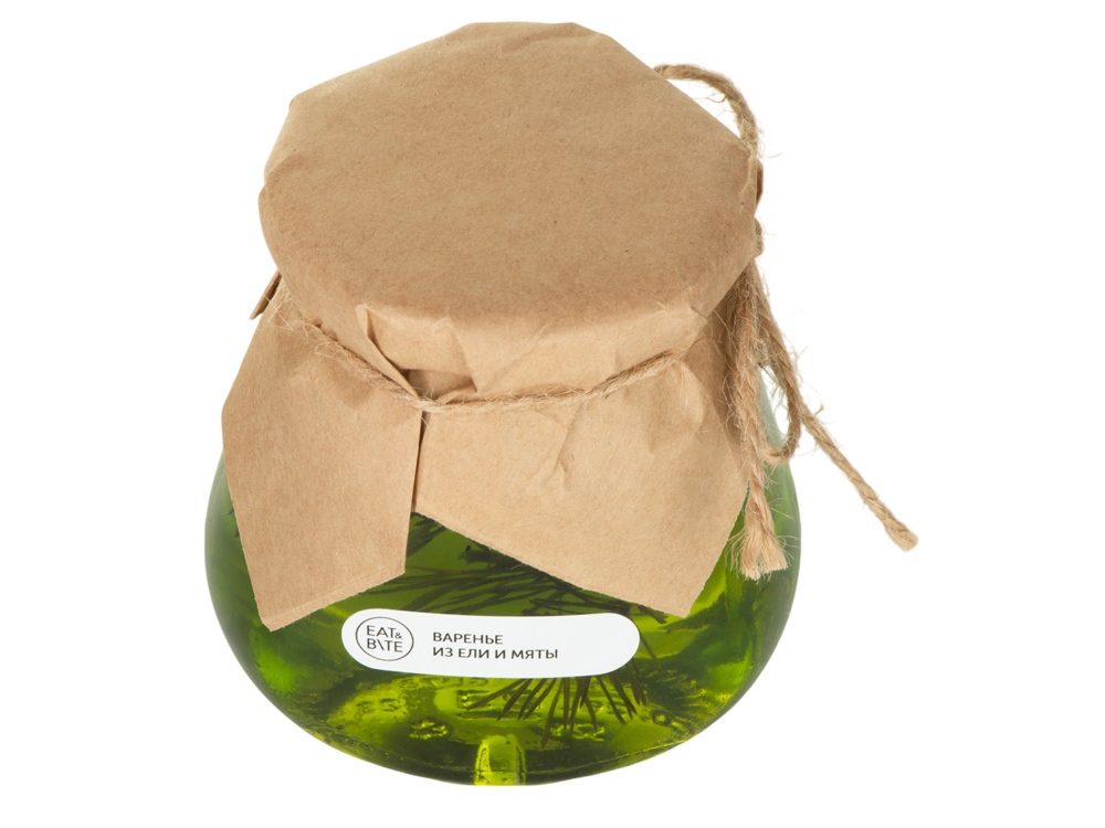 Сувенирный набор Варенье из ели и мяты в подарочной обертке 325 г-2