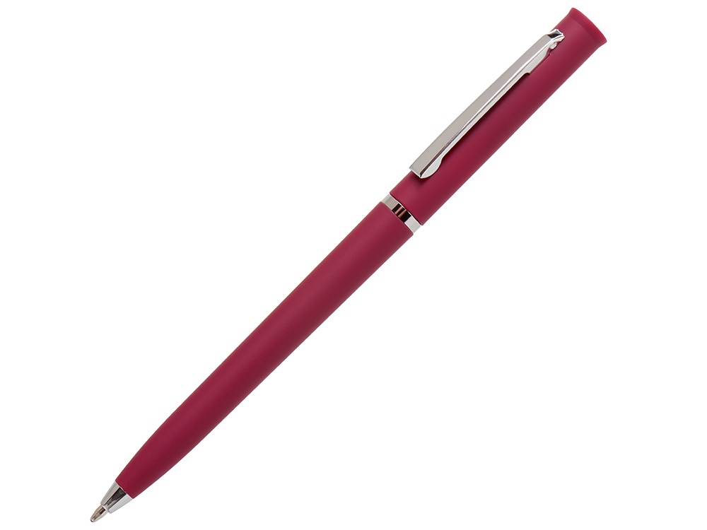 Ручка пластиковая шариковая Navi soft-touch, бургунди-0