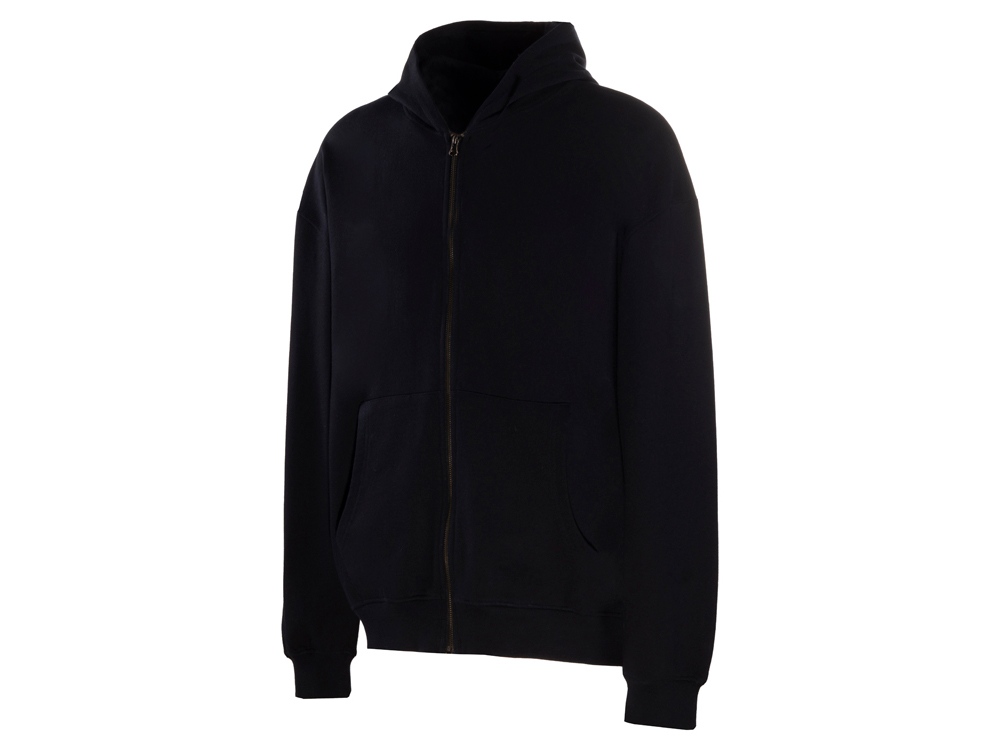 Толстовка оверсайз с капюшоном на молнии Monaco, темно-синий-9