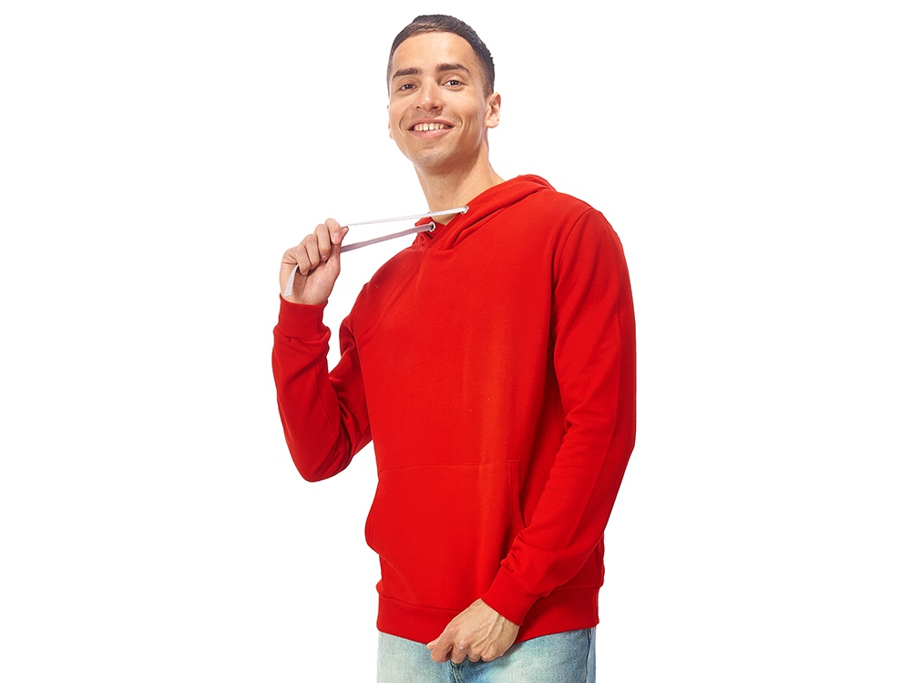 Толстовка унисекс Stream с капюшоном, красный-3