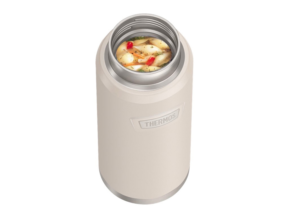 Термос из нерж. стали тм THERMOS IS-212 SN 1.2L, бежевый-5