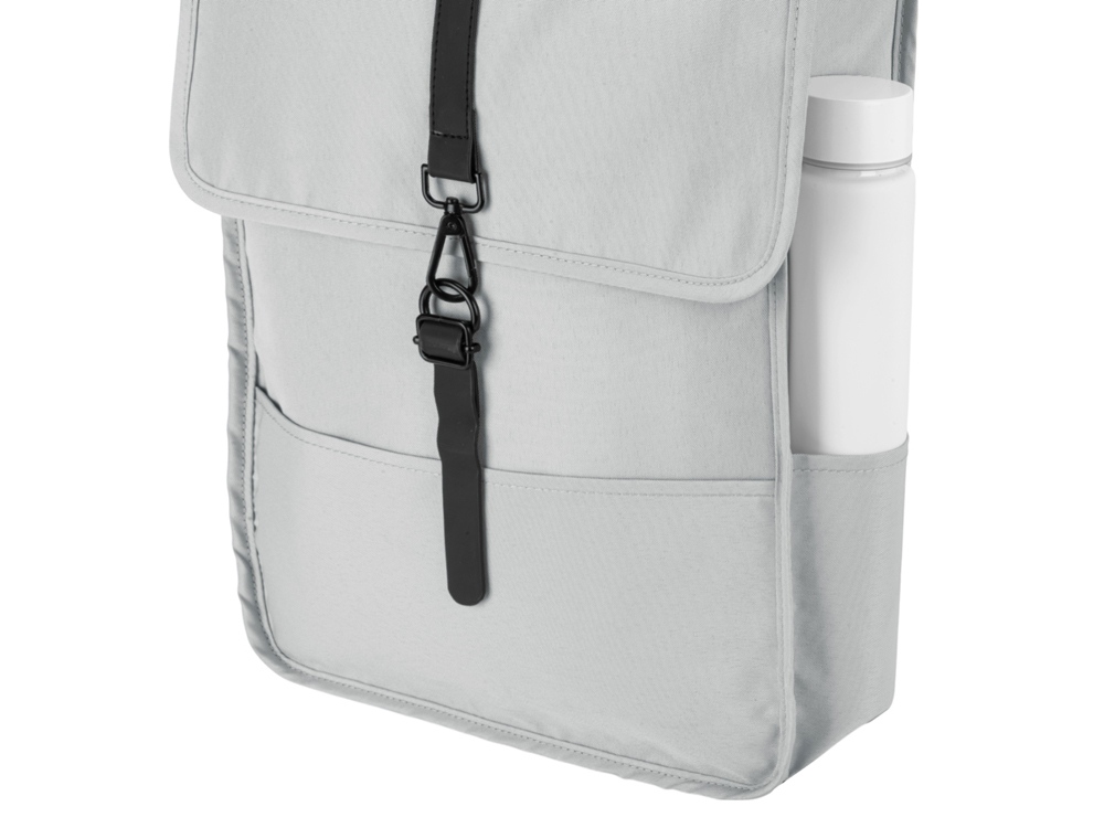 Рюкзак Rony из переработанного пластика, светло-серый-11