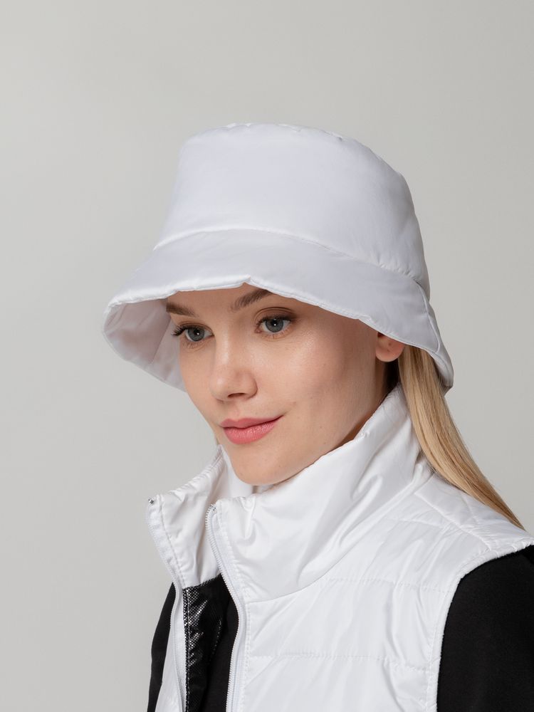 Панама утепленная Shelter, белая-5