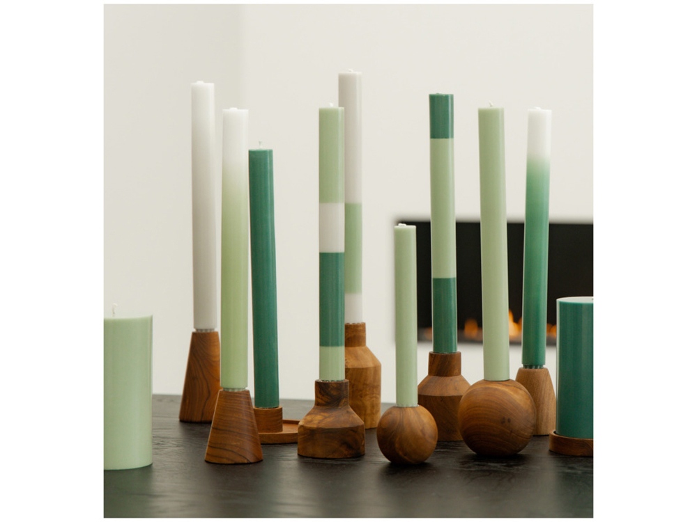 Orginal Home подсвечник столовой свечи - M - Дерево-2