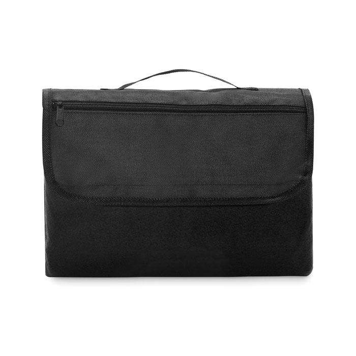 Плед для пикника, черный-0