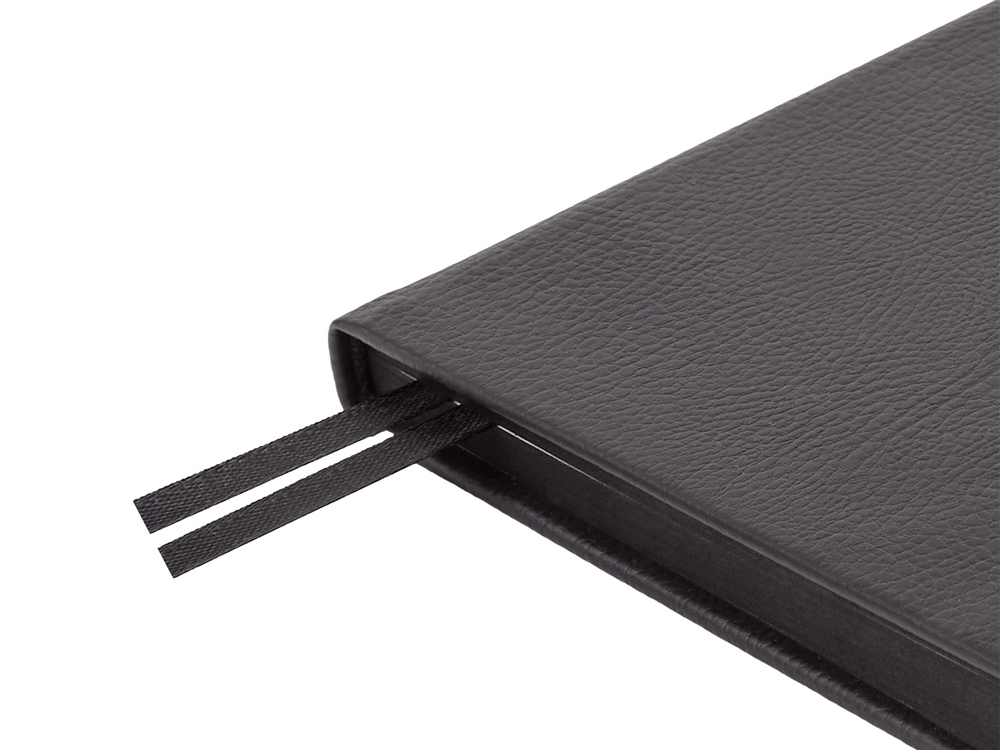 Ежедневник недатированный А5 Megapolis Nappa, черный-5