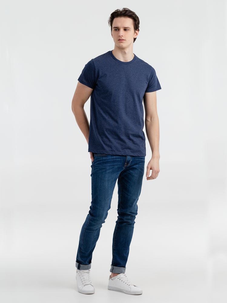 Футболка мужская Regent Fit 150, синий меланж-3