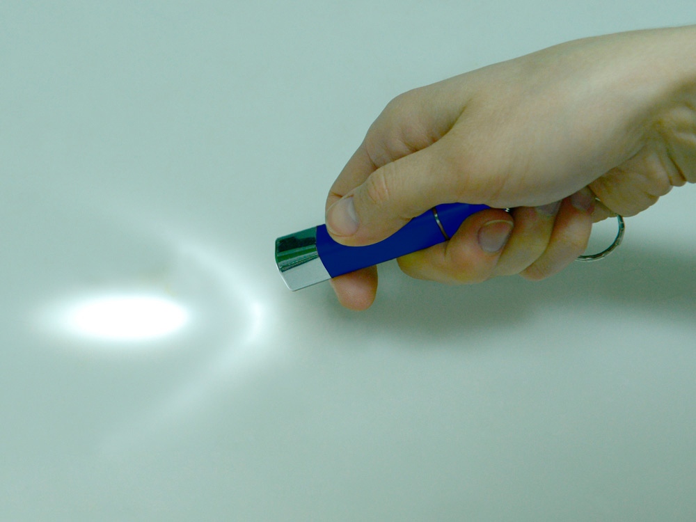 Брелок-фонарик, синий-1