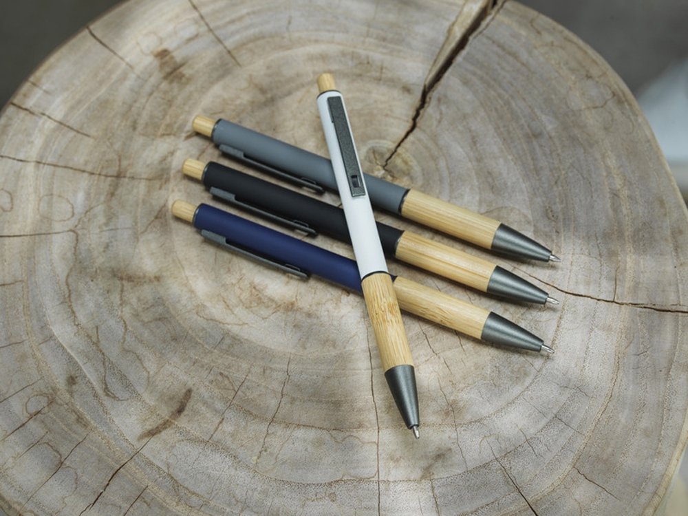 Darius шариковая ручка из переработанного алюминия, черные чернила - Черный-2