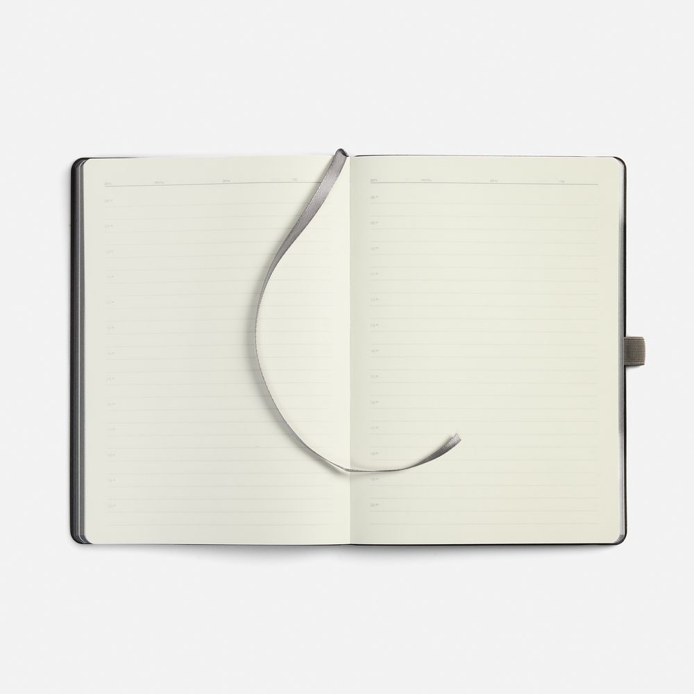 Ежедневник Peel Flex, недатированный, серый-4