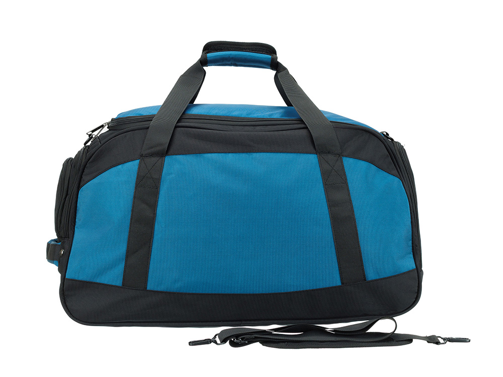 Сумка спортивная TORBER, синий/черный, полиэстер, 52 х 25 х 30 см-5