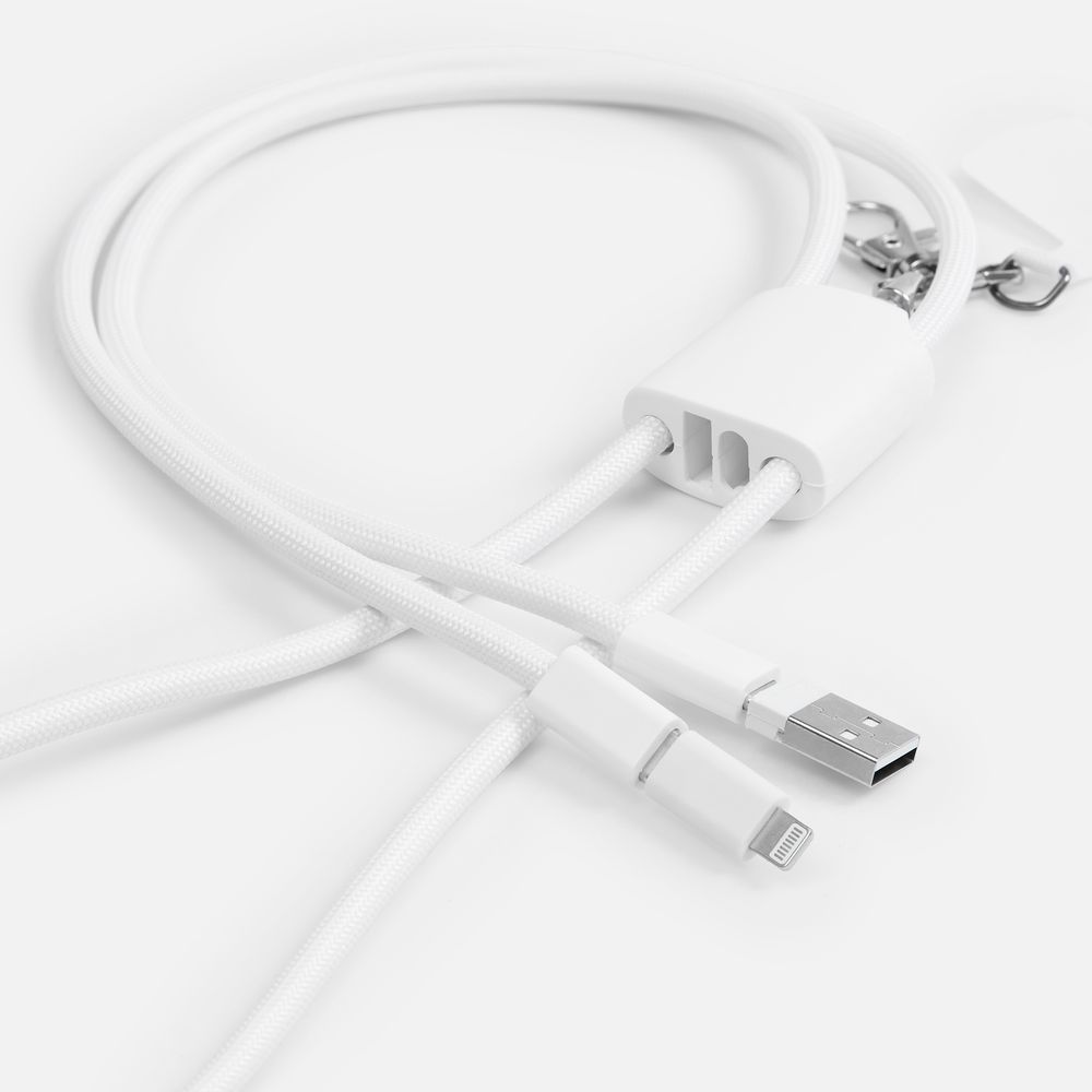 Кабель-ланьярд energyFlex Pro, белый-0