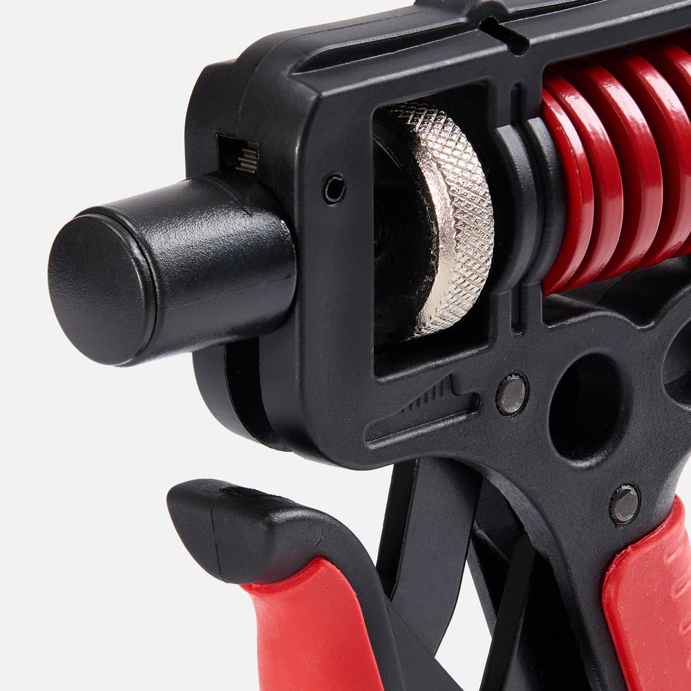 Эспандер кистевой пружинный Motive Power, черный с красным-4