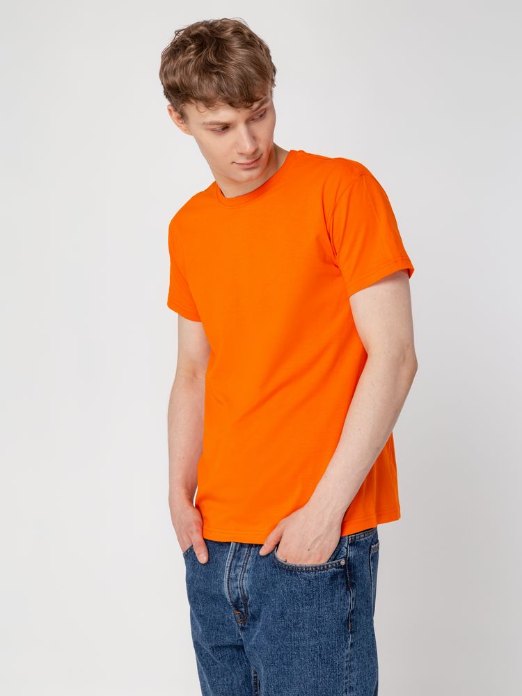 Футболка унисекс T-Bolka 160, оранжевая-5
